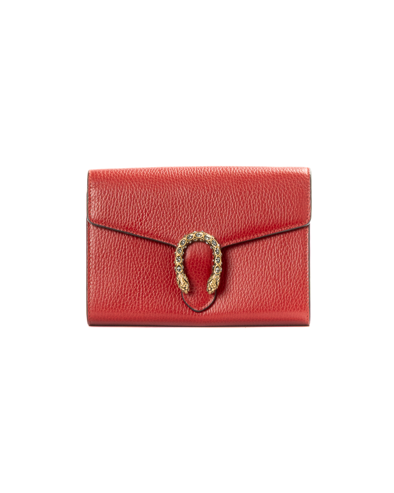 Gucci Dionysus Wallet On Chain Swarovski Rossa
