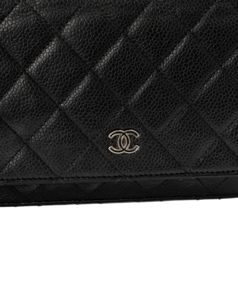 Alternative view of Chanel Wallet On Chain Caviar Nera
