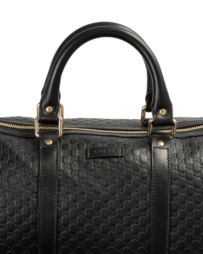 Alternative view of Gucci Boston Medium Microguccissima Nera
