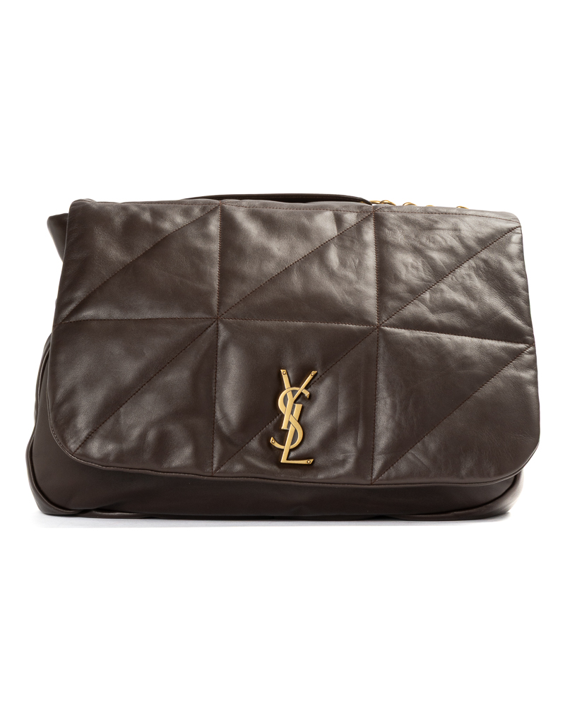 Saint Laurent Sac Jamie 4.3 Large Trapuntata Marrone