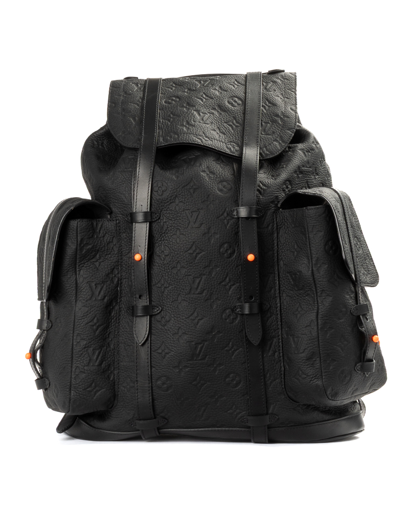 Louis Vuitton Zaino Christopher GM Taurillon Nero