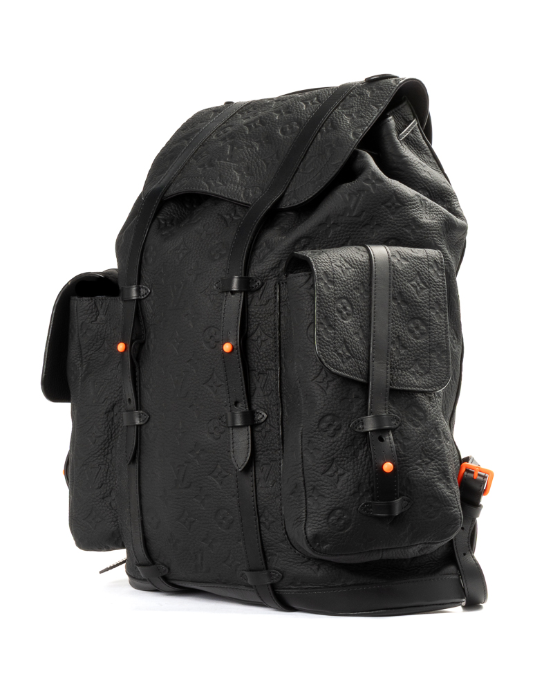 Alternative view of Louis Vuitton Zaino Christopher GM Taurillon Nero