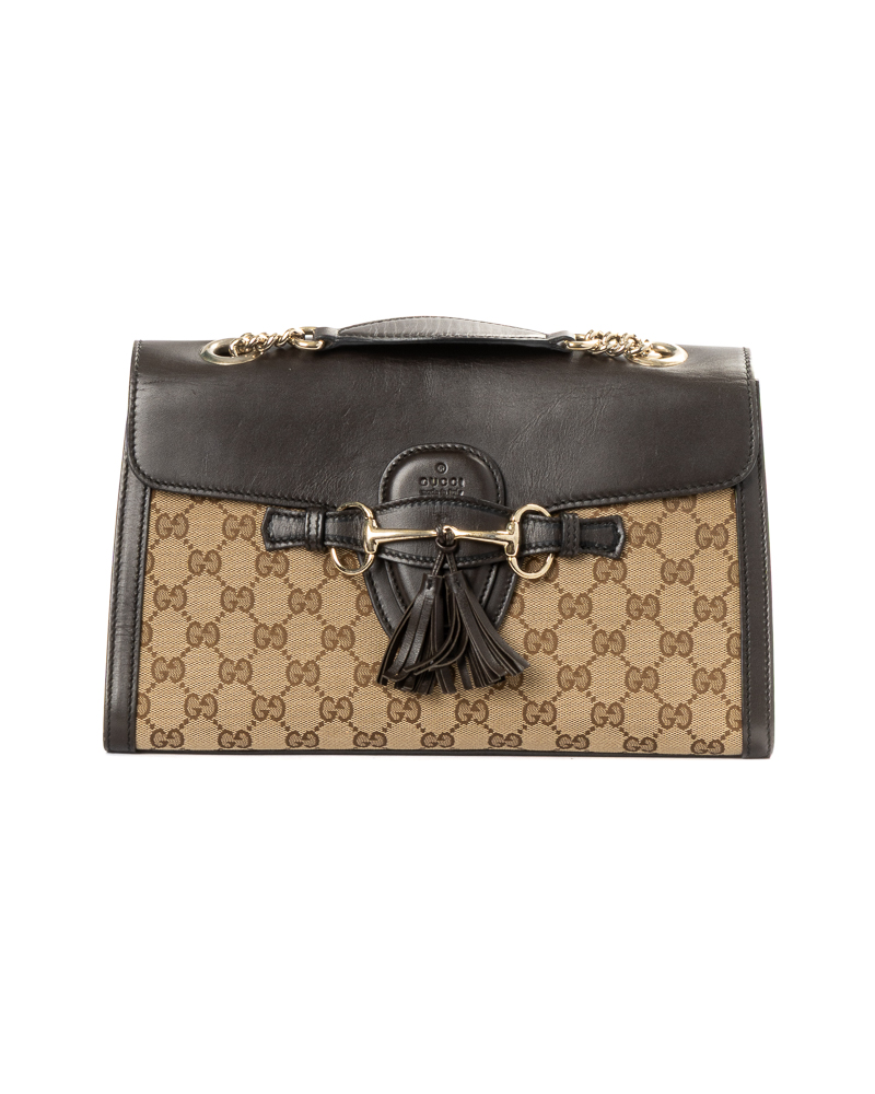 Gucci Emily Medium GG Supreme Marrone