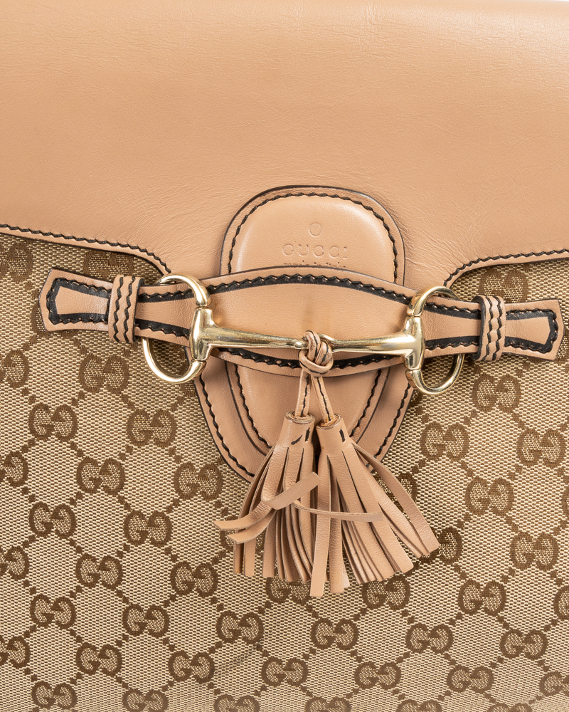Alternative view of Gucci Emily Large GG Supreme Rosa Antico
