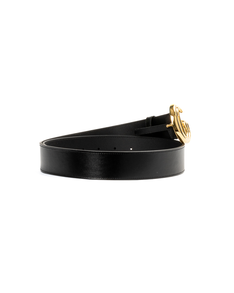 Alternative view of Gucci Cintura GG Marmont Nera Lucida