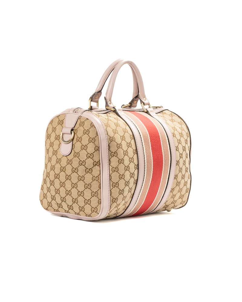 Alternative view of Gucci Boston Web Medium GG Supreme Lilla