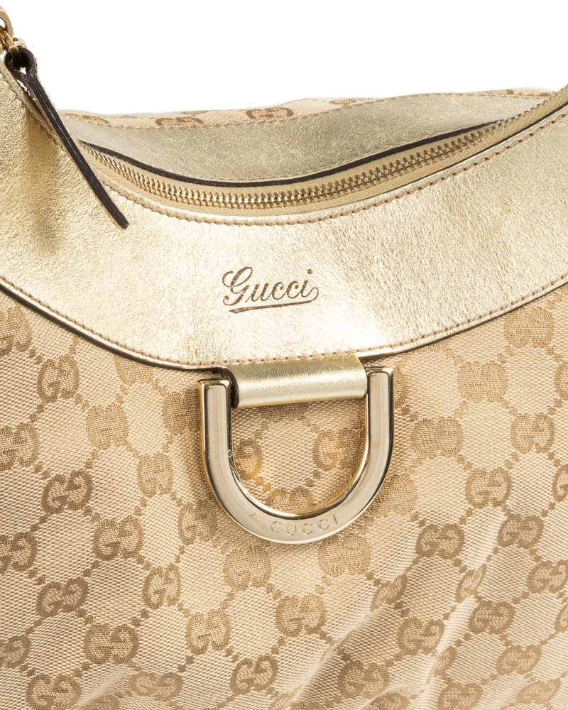 Alternative view of Gucci Sottospalla Abbey D-Ring Medium Oro