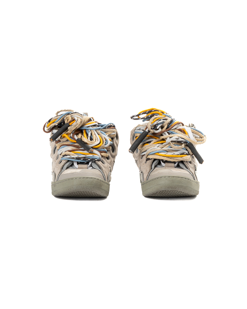 Lanvin Sneakers Crub Multi Lace Nabuk Grigia