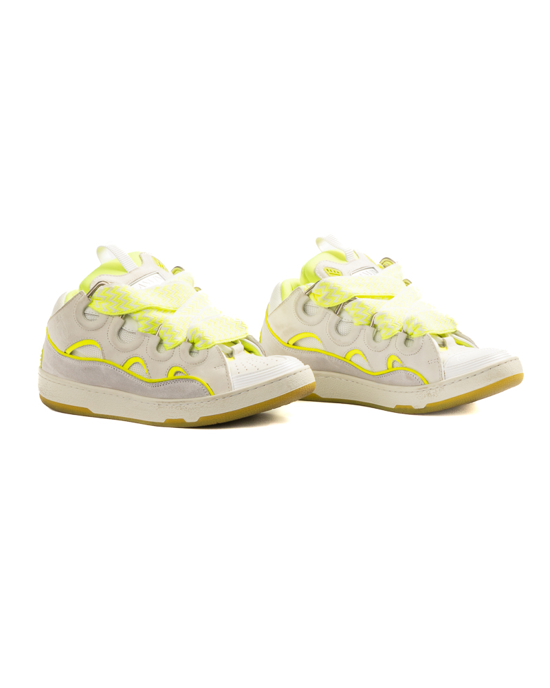 Alternative view of Lanvin Sneakers Crub Bicolor Bianca Gialla