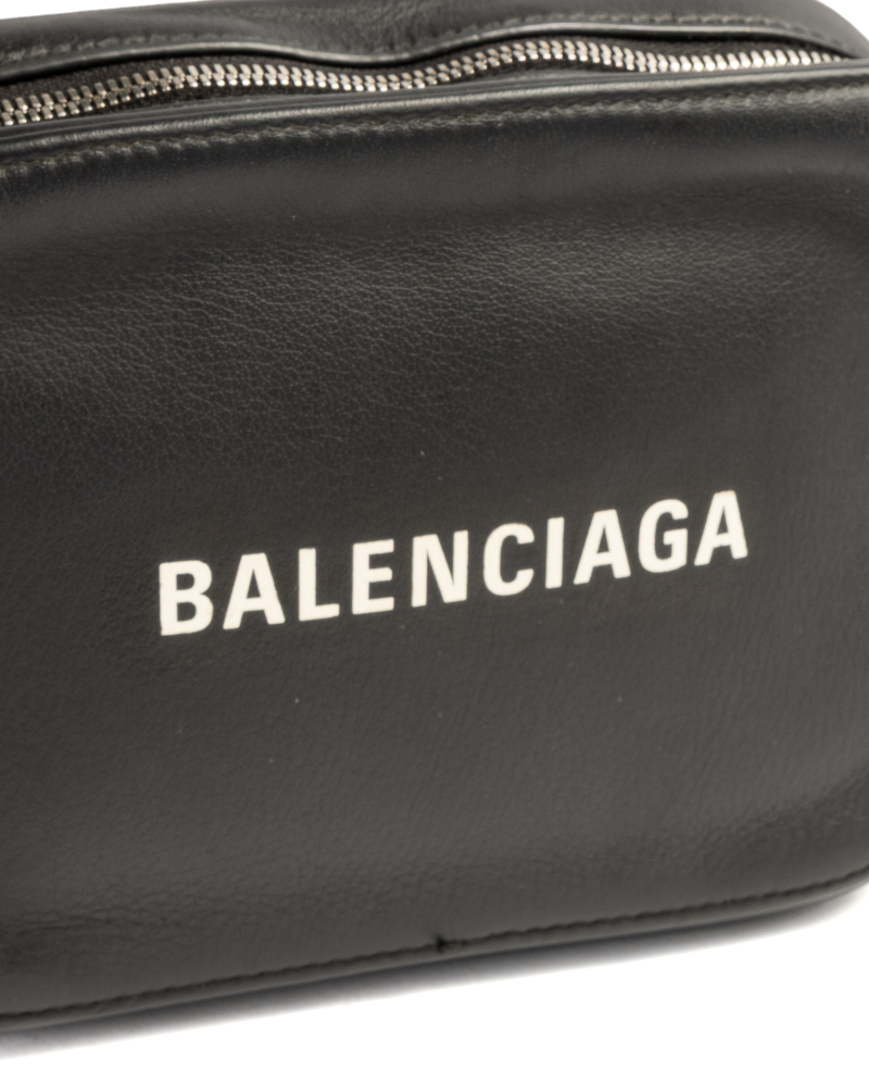 Alternative view of Balenciaga Camera Bag Logo Small Nera
