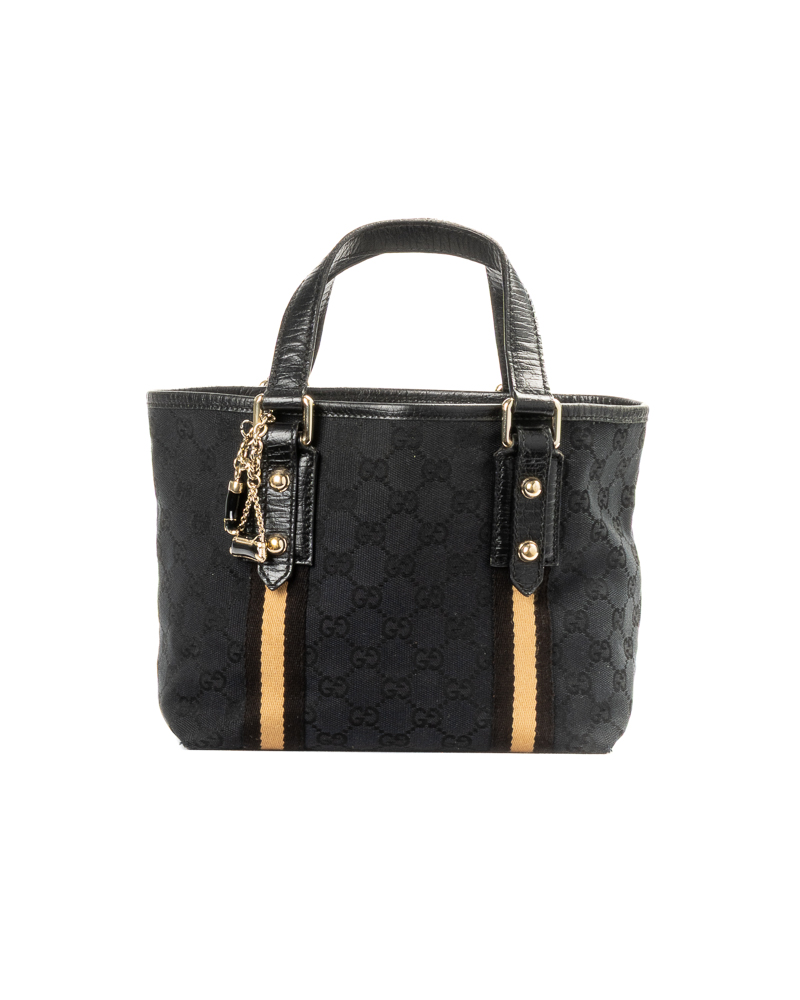 Gucci Shopper Charm Small GG Supreme Nero