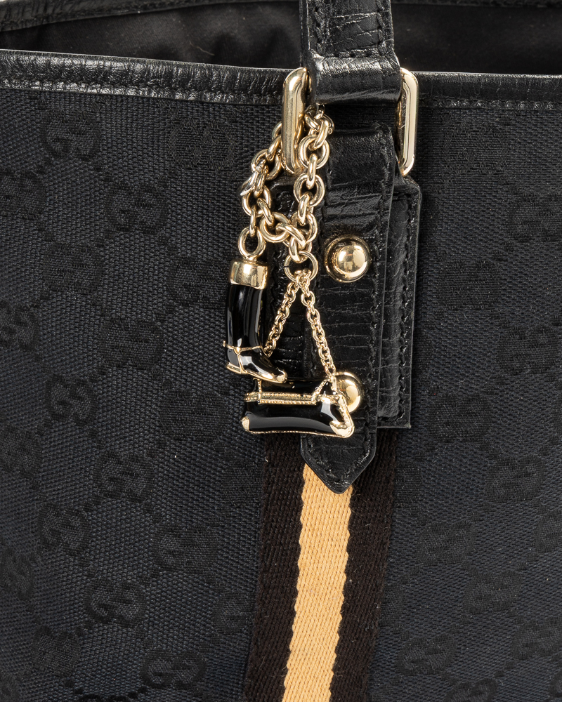 Alternative view of Gucci Shopper Charm Small GG Supreme Nero