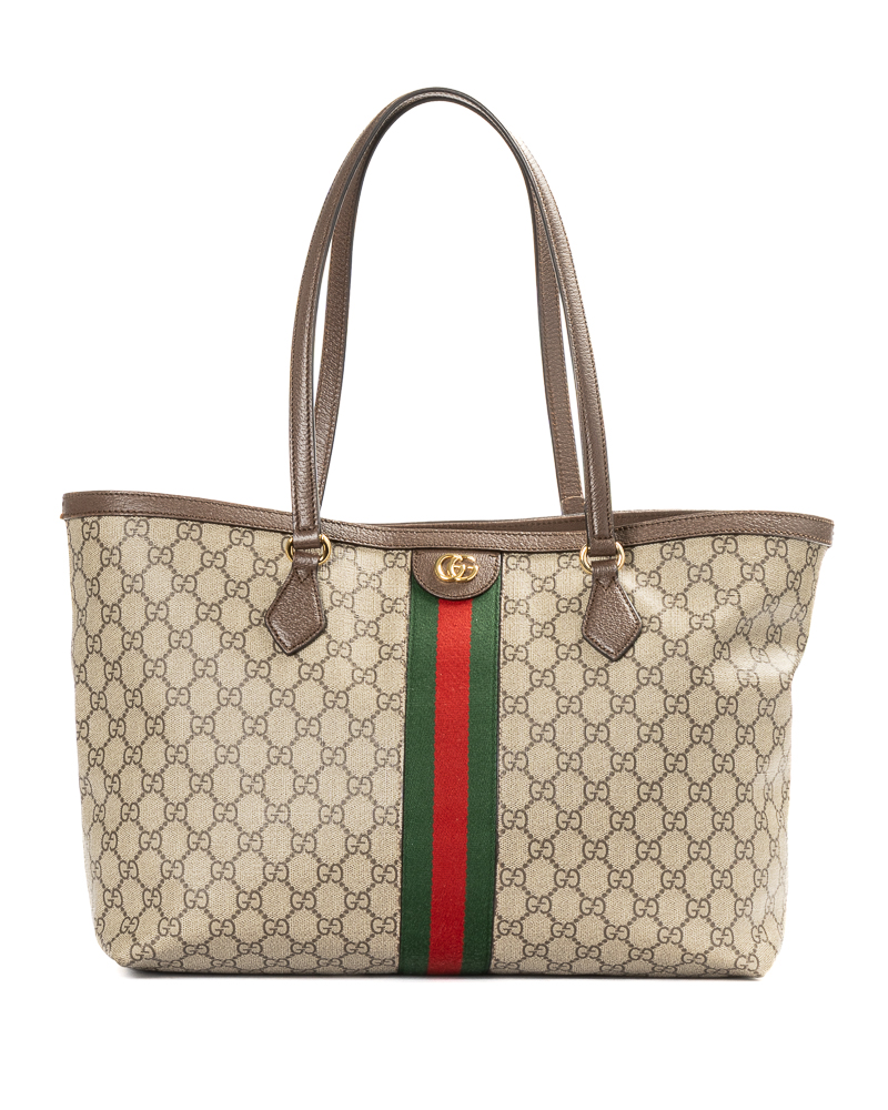 Gucci Shopper Ophidia Medium GG Supreme Marrone