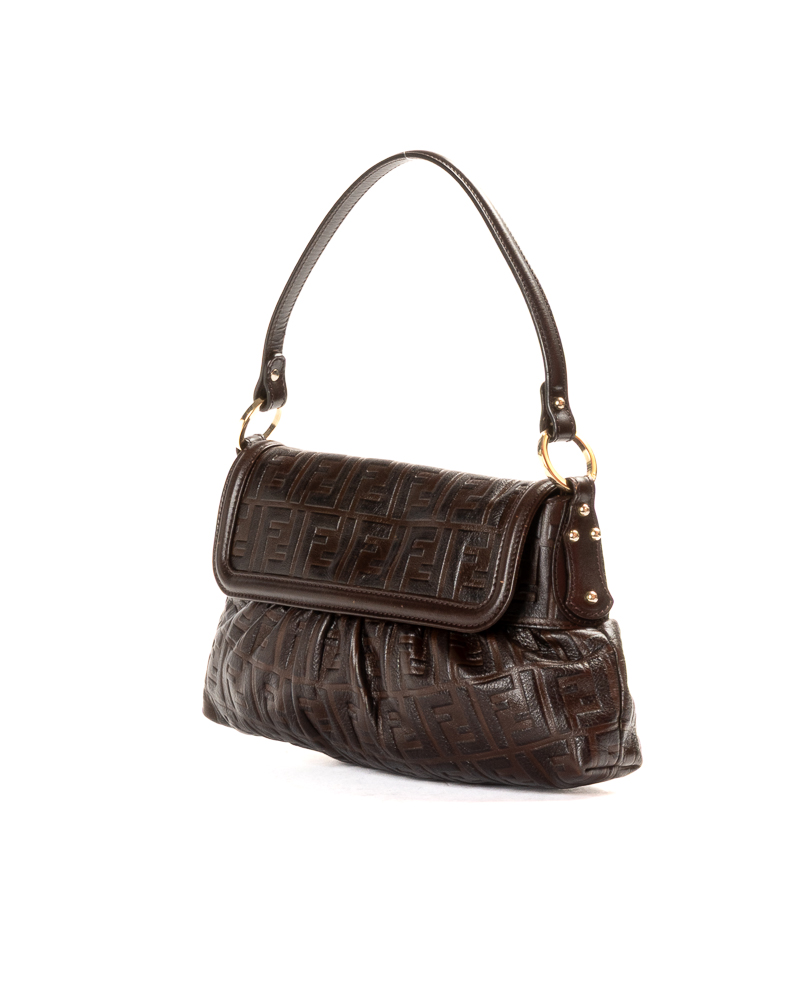 Alternative view of Fendi Chef Medium FF Logomania Marrone