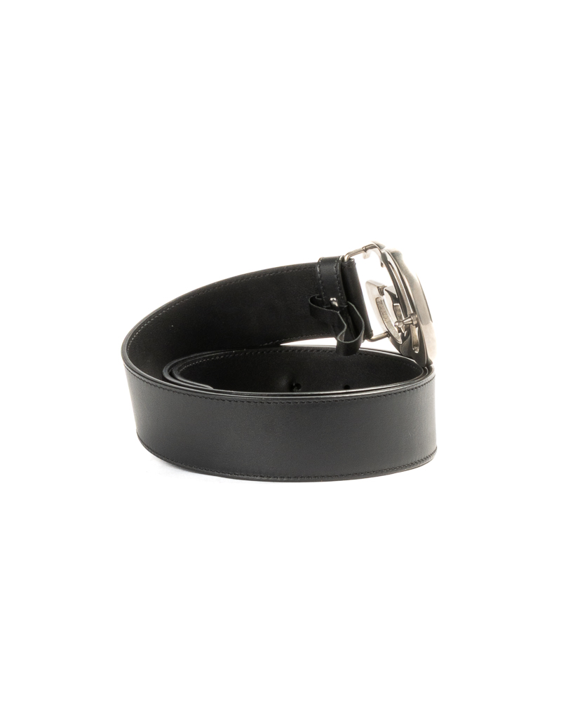 Alternative view of Gucci Cintura GG Marmont Nera Argento