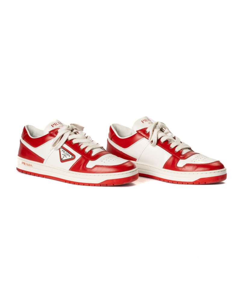 Alternative view of Prada Sneaker Downtown Bicolor Rossa