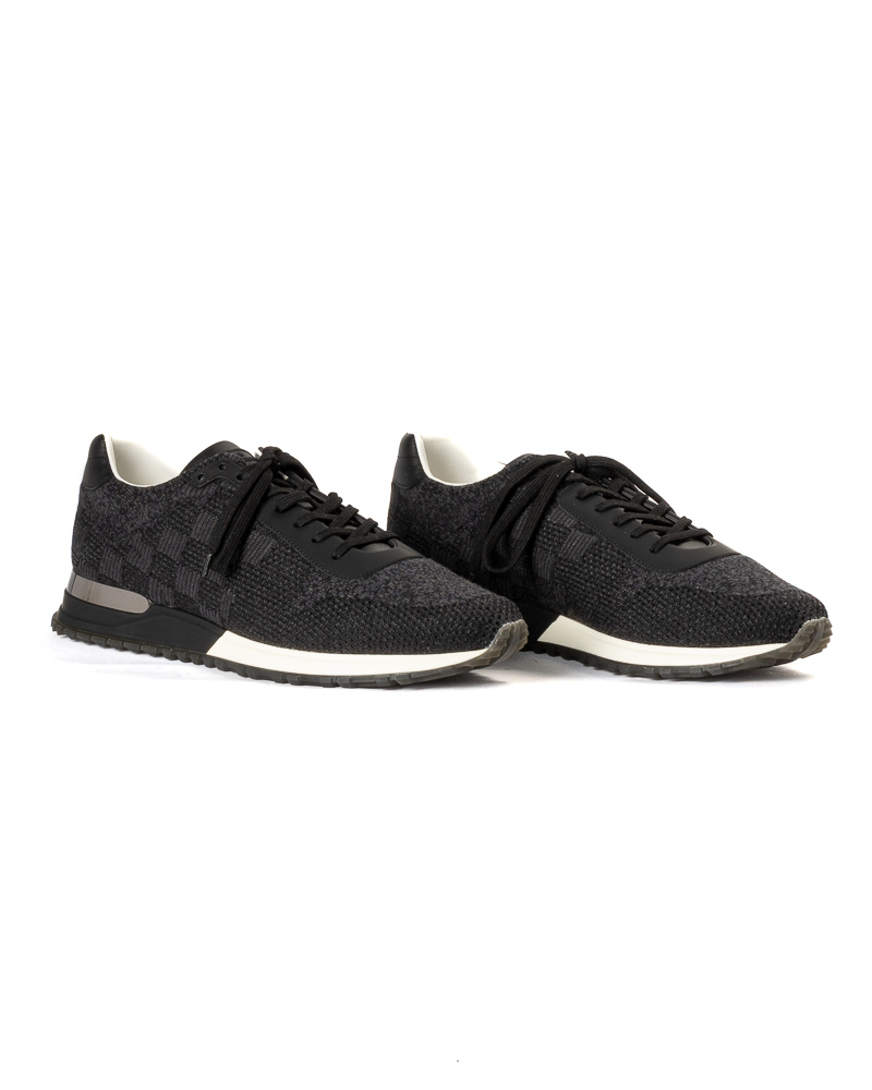 Alternative view of Louis Vuitton Sneakers Runway Tricot Damier Nera