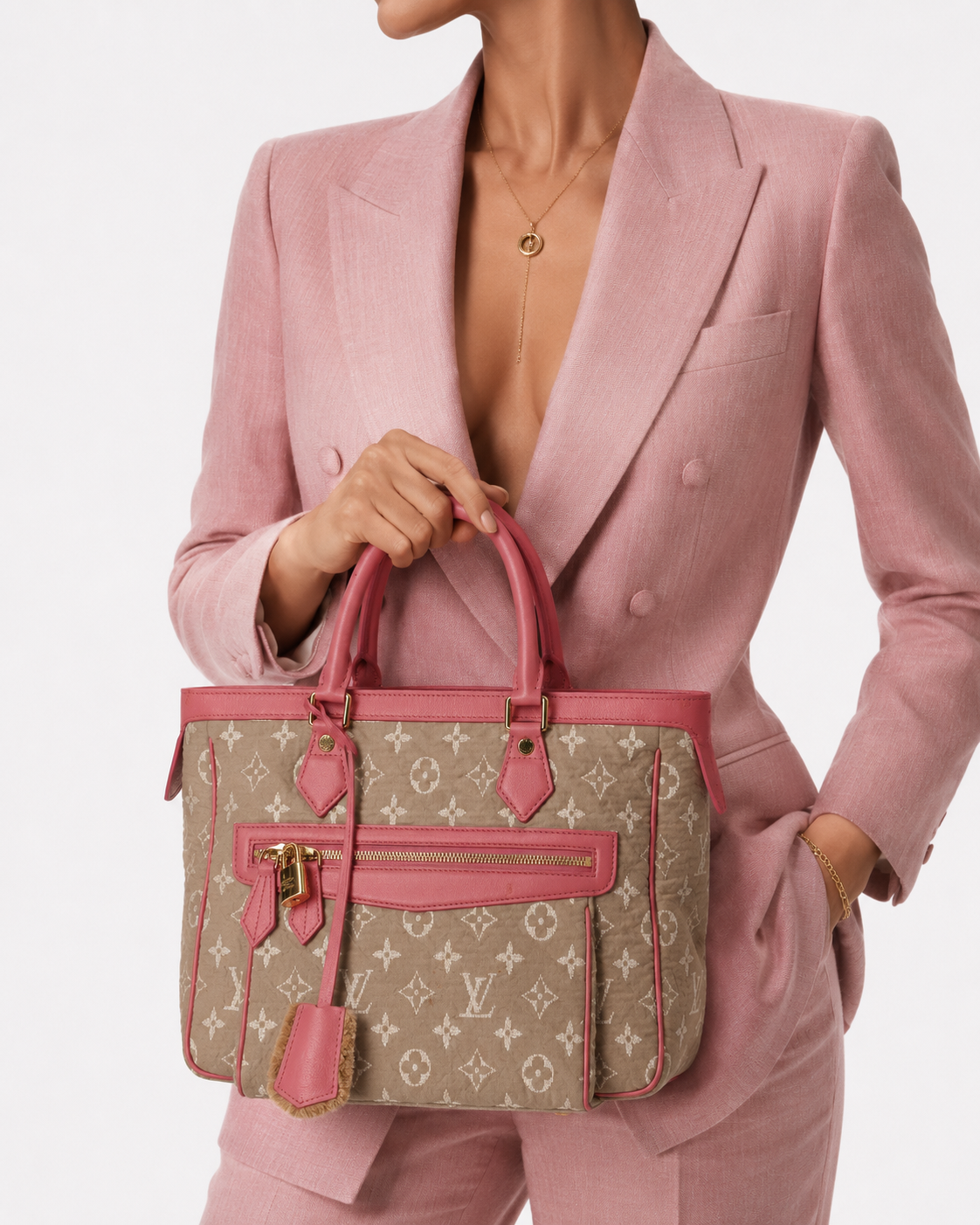 Alternative view of Louis Vuitton Cabas MM Monogram Sabbia Rosa