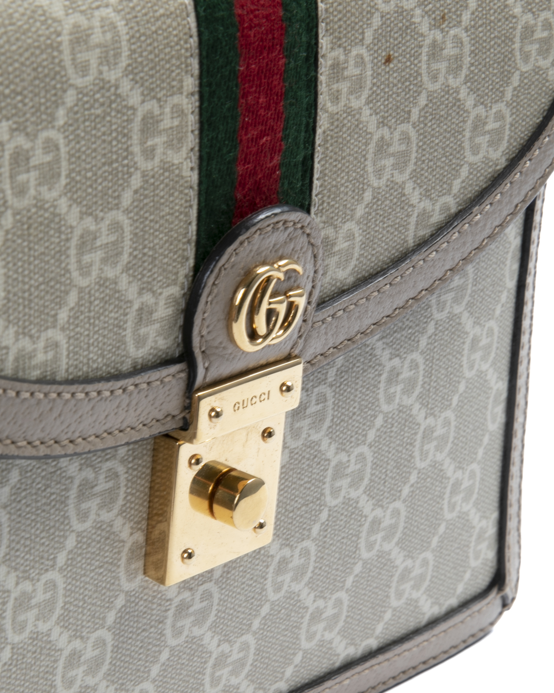 Alternative view of Gucci Ophidia Top Handle Small GG Supreme Bianco