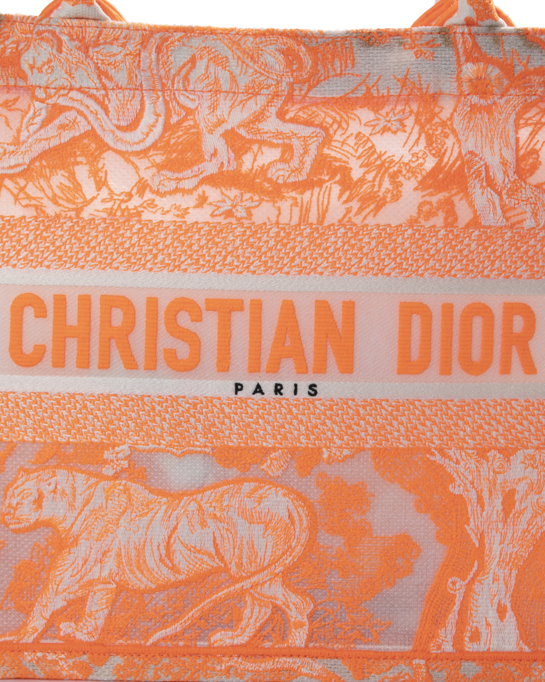 Alternative view of Dior Book Tote Medium Toile De Jouy Arancione