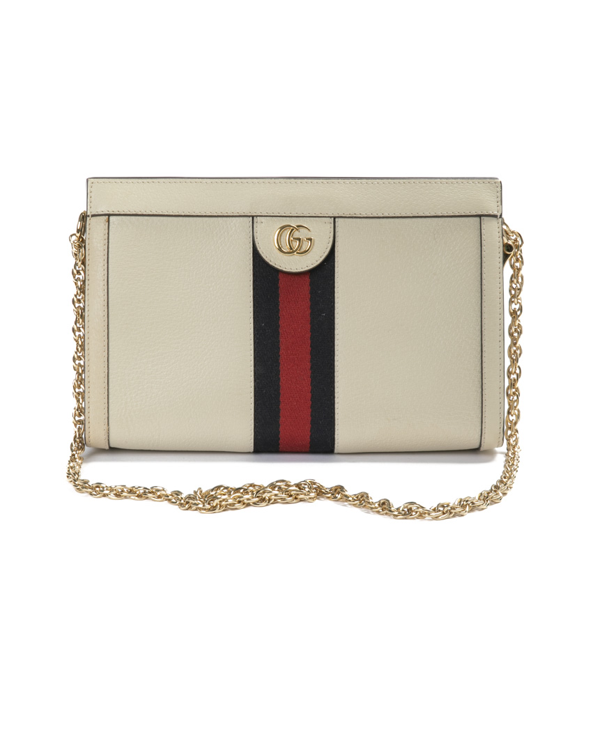 Gucci Pochette Ophidia Small GG Supreme Bianco
