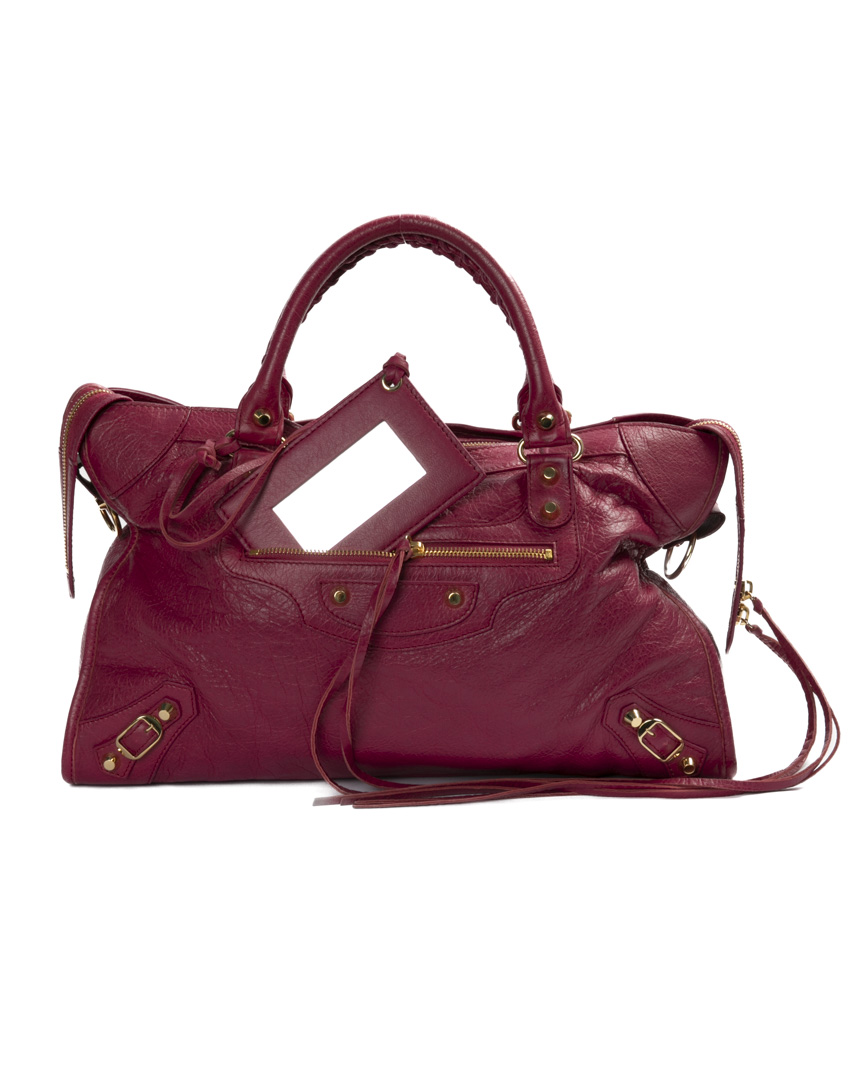 Balenciaga City Bag Medium Magenta