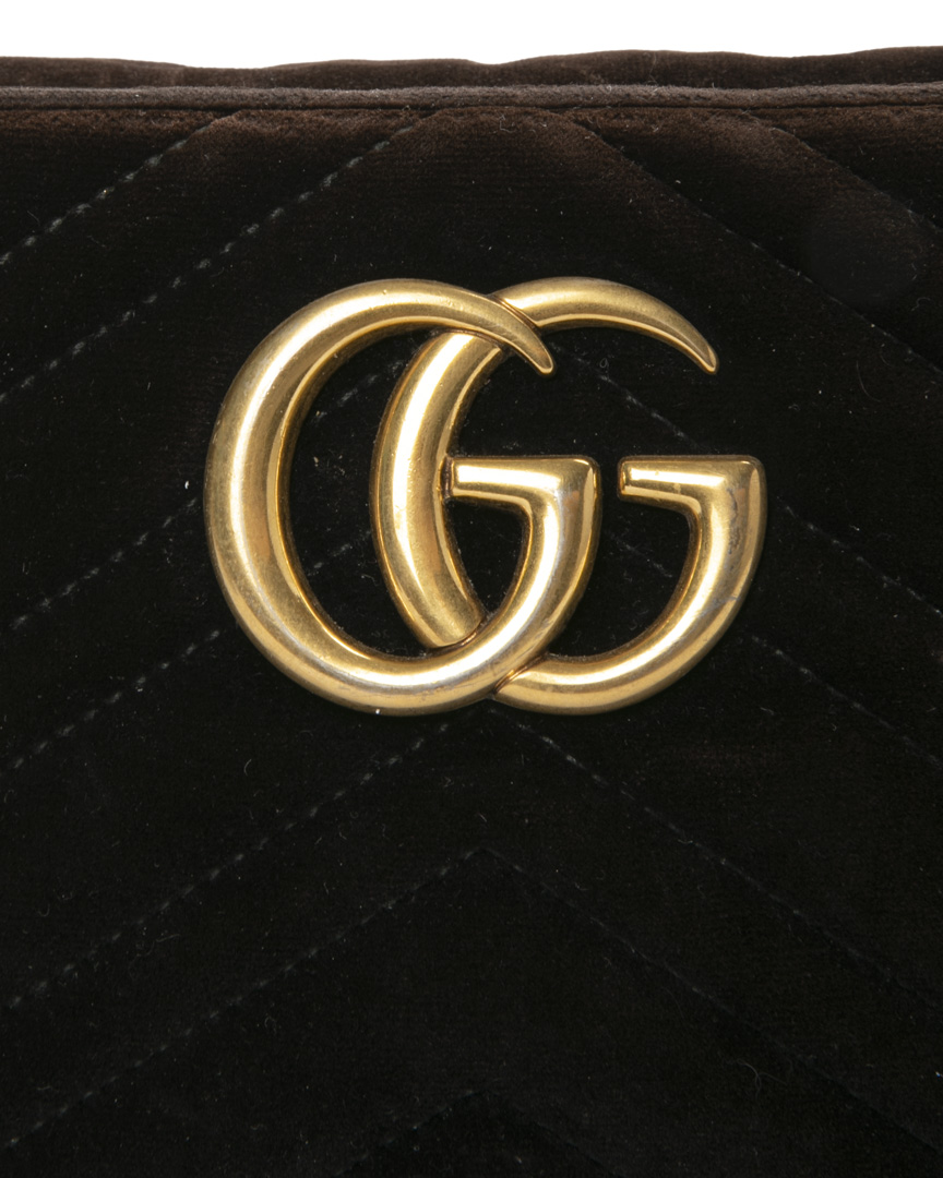 Alternative view of Gucci Camera Bag GG Marmont Velluto Nera