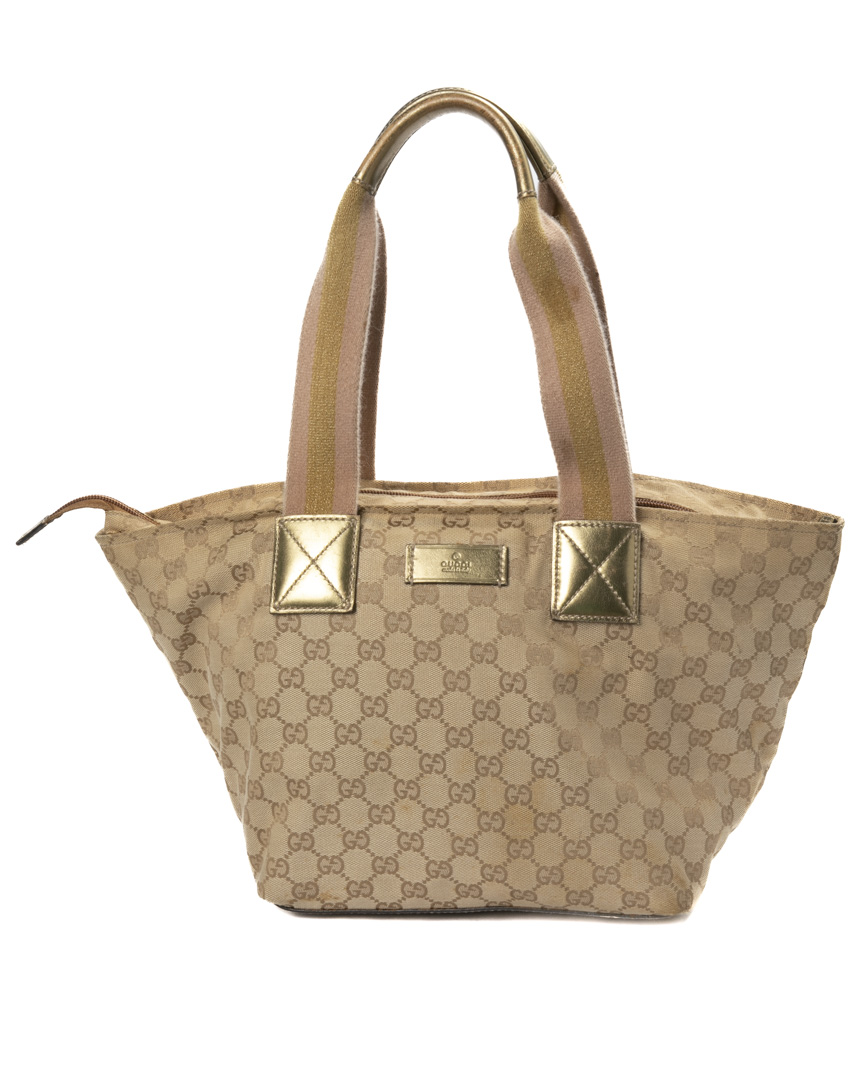 Gucci Shopper Zip Medium GG Supreme Oro