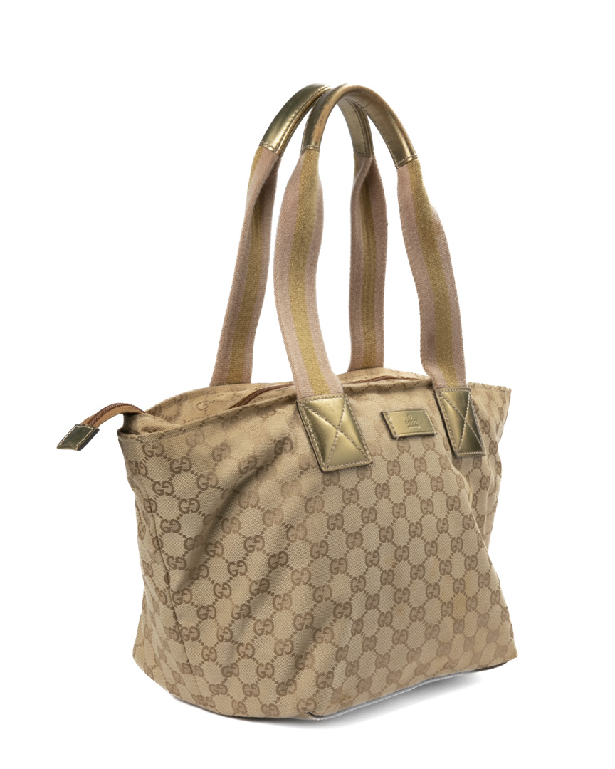 Alternative view of Gucci Shopper Zip Medium GG Supreme Oro