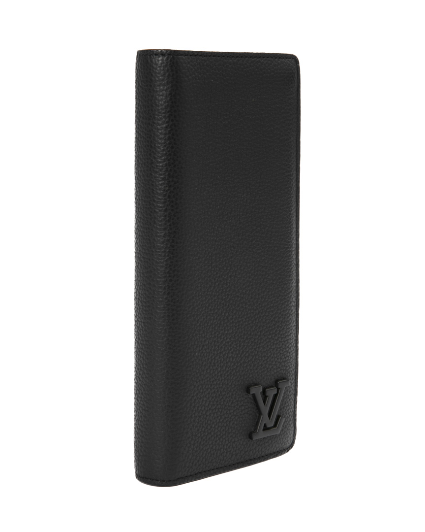 Alternative view of Louis Vuitton Portafoglio Brazza Aerogram Pelle Nera
