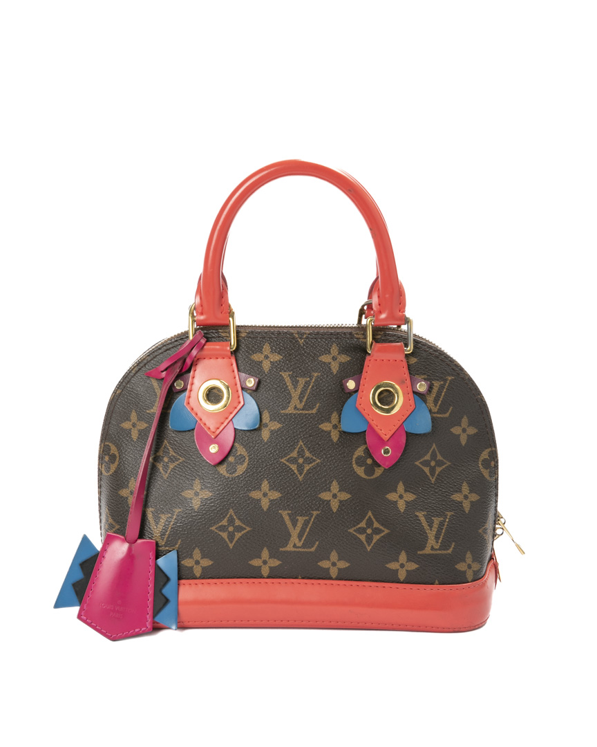 Louis Vuitton Alma BB Totem Flamingo Monogram Rossa