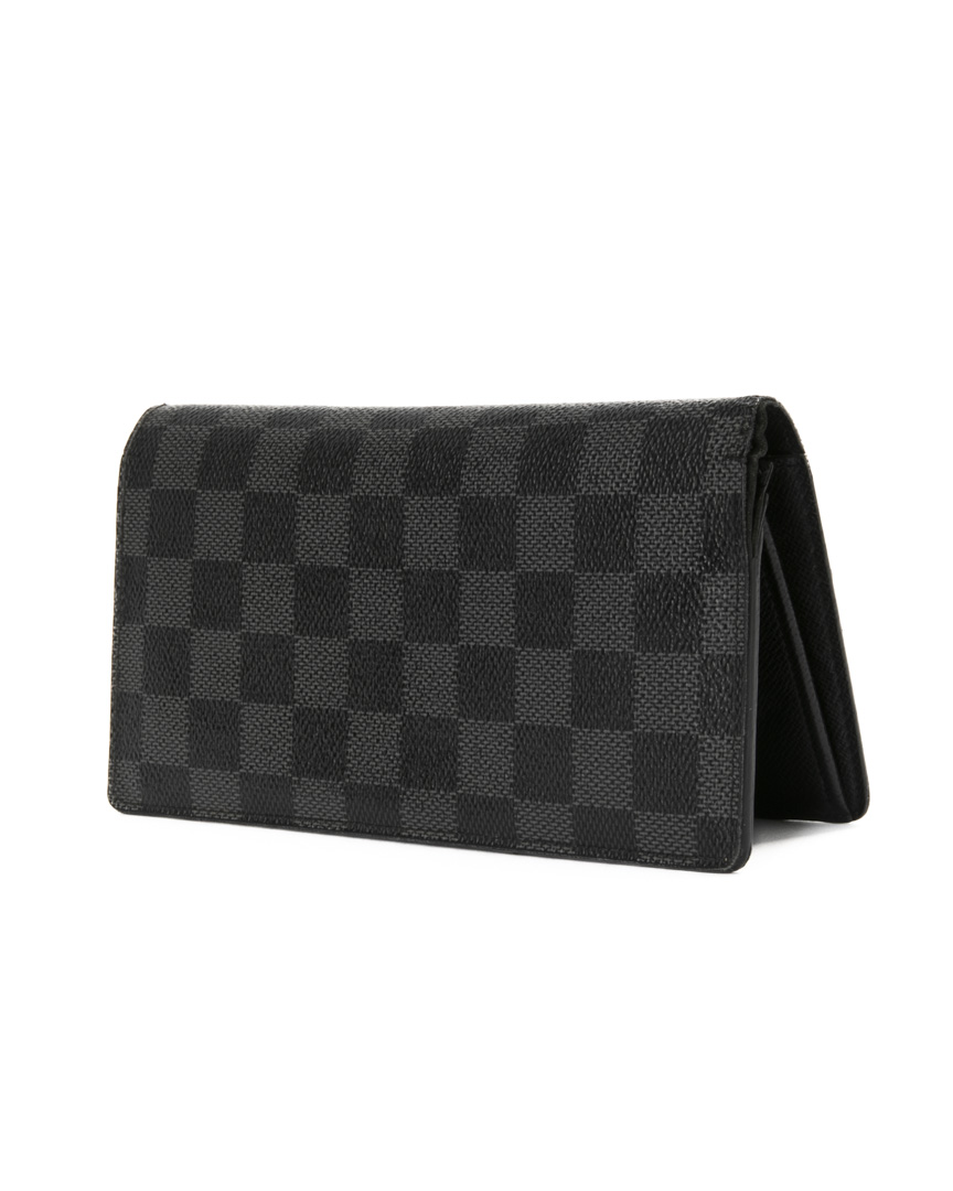 Alternative view of Louis Vuitton Portafoglio Brazza Damier Graphite