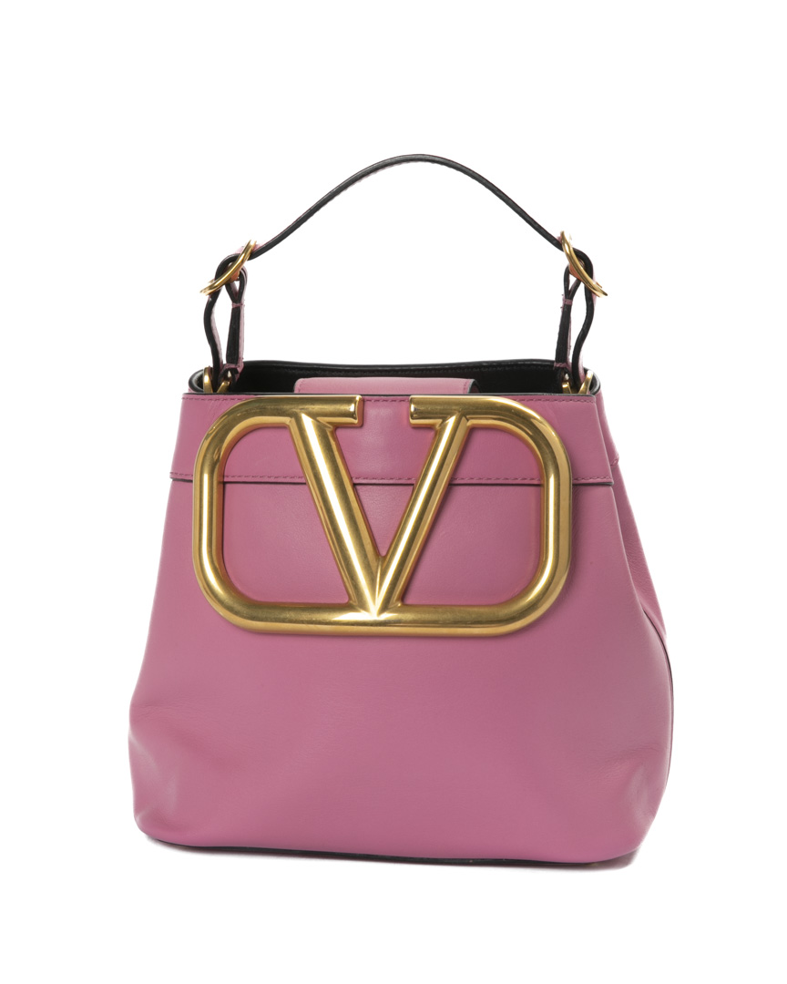 Valentino Bucket Supervee Small Rosa