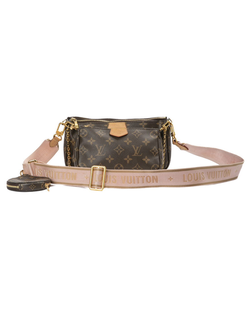 Louis Vuitton Multi Pochette MM Monogram Rosa