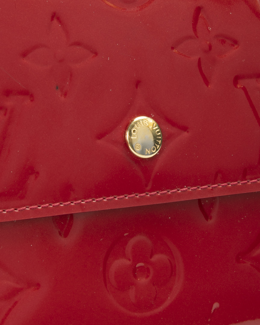 Alternative view of Louis Vuitton Portafoglio Clip Vernice Rosso