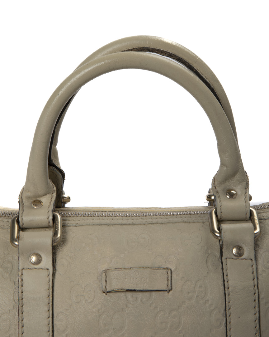 Alternative view of Gucci Boston Mini GG Guccissima Bianco