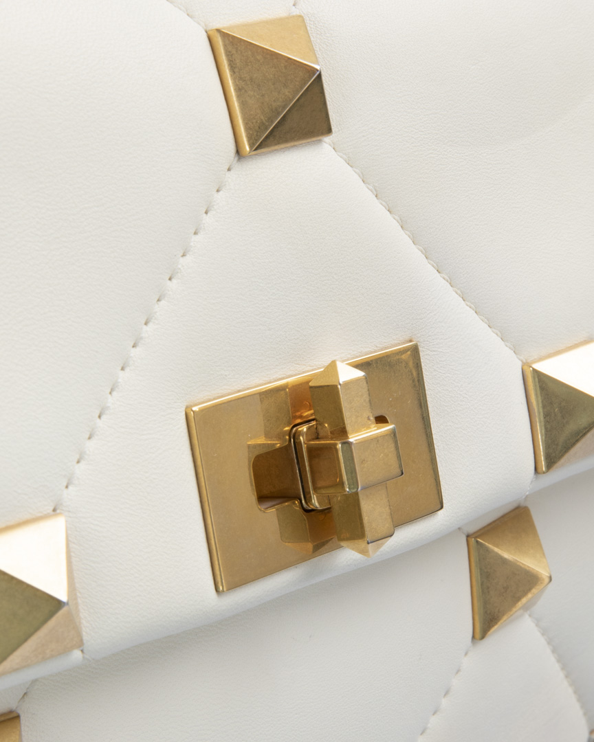 Alternative view of Valentino Roman Stud Large Bianco Avorio