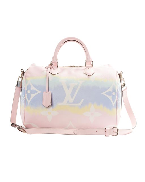 Alternative view of Louis Vuitton Speedy 30 Bandouliere Escale Pastello Rosa