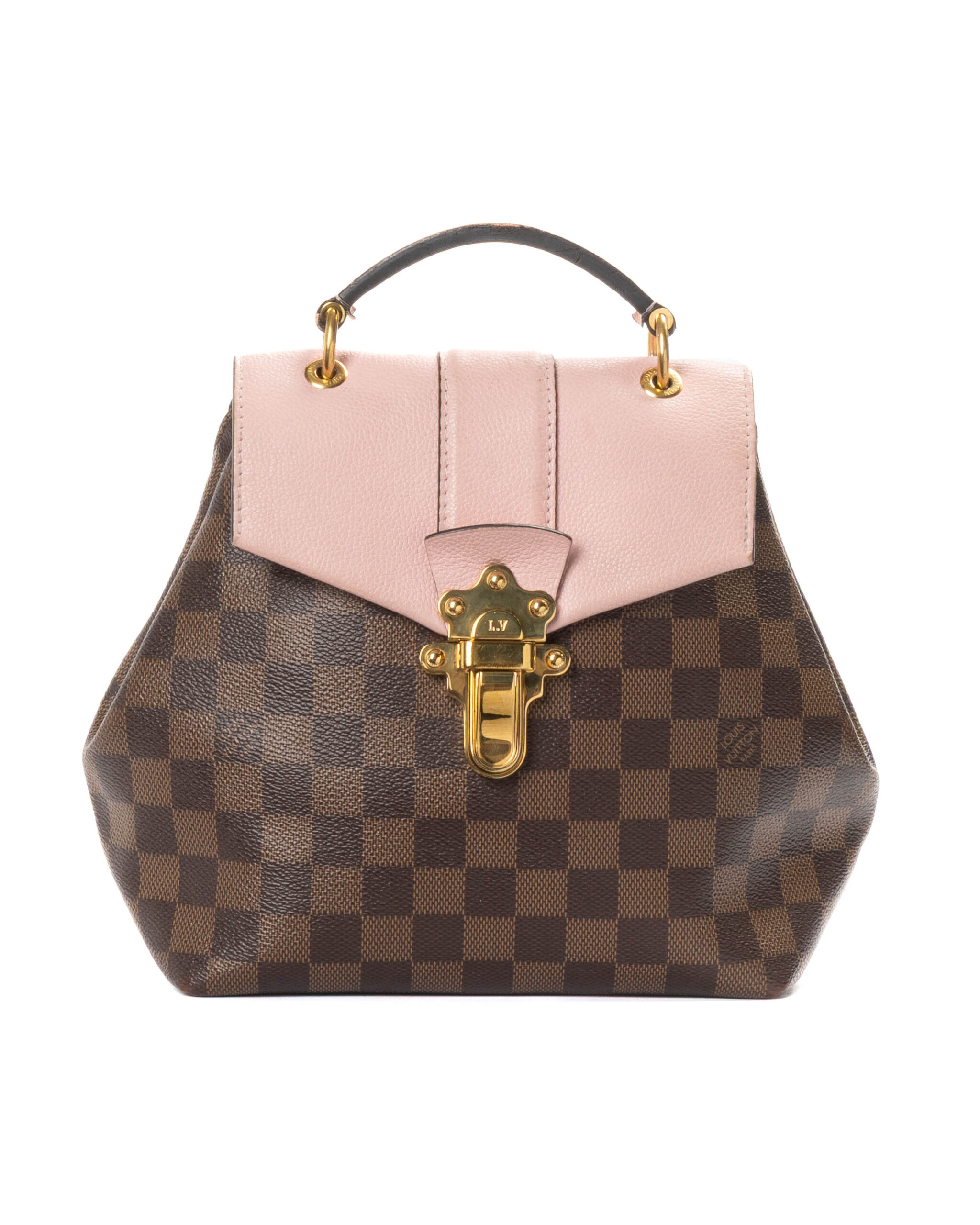 Louis Vuitton Zaino Clapton PM Damier Ebene Rosa