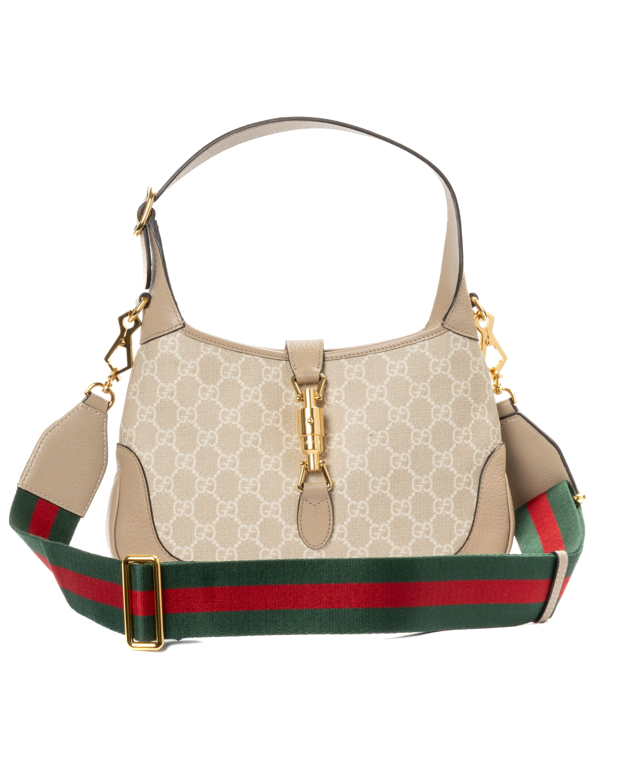Gucci Jackie 1961 Ophidia GG Supreme Bianco