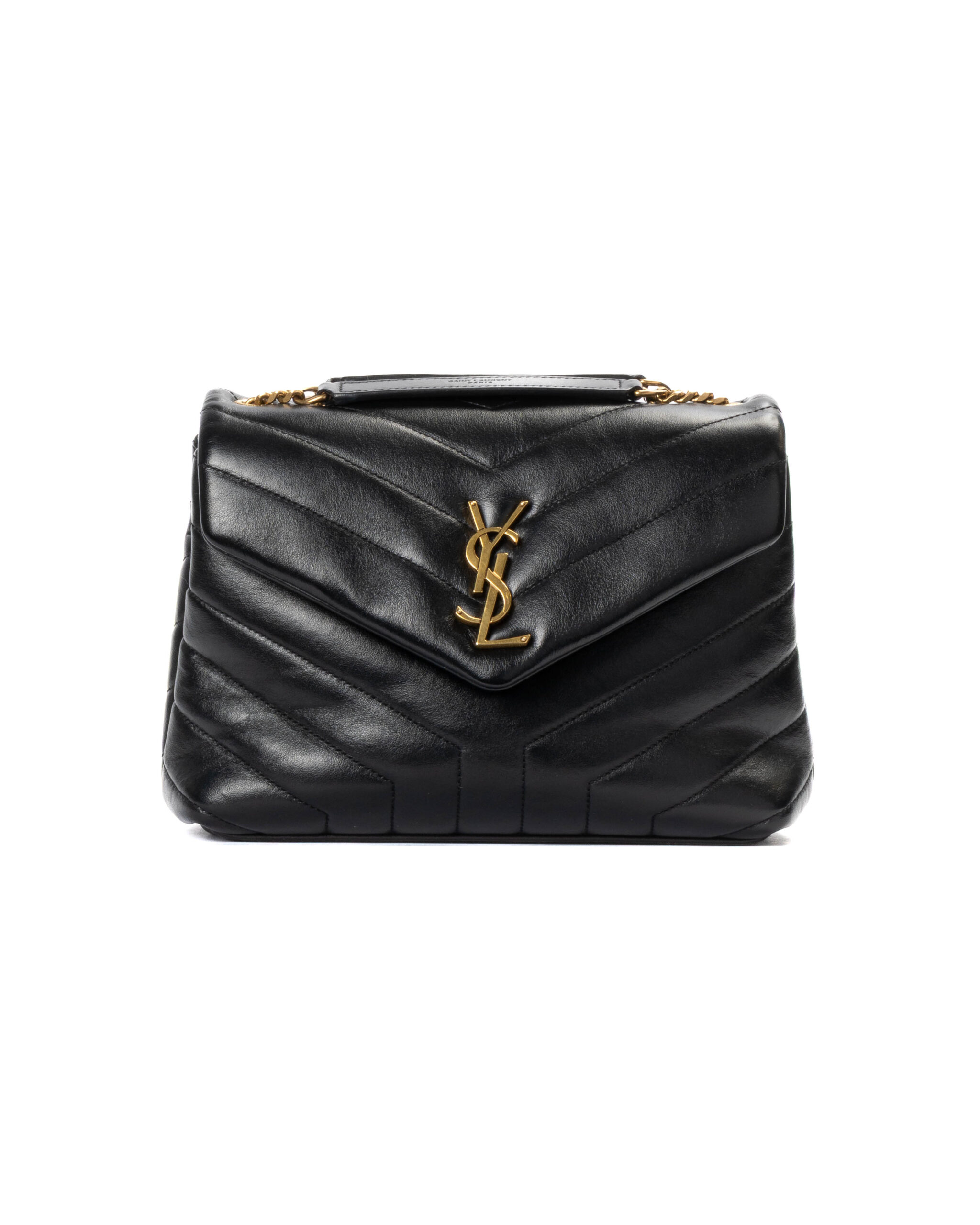 Saint Laurent Lou Lou Small Trapuntata Nera