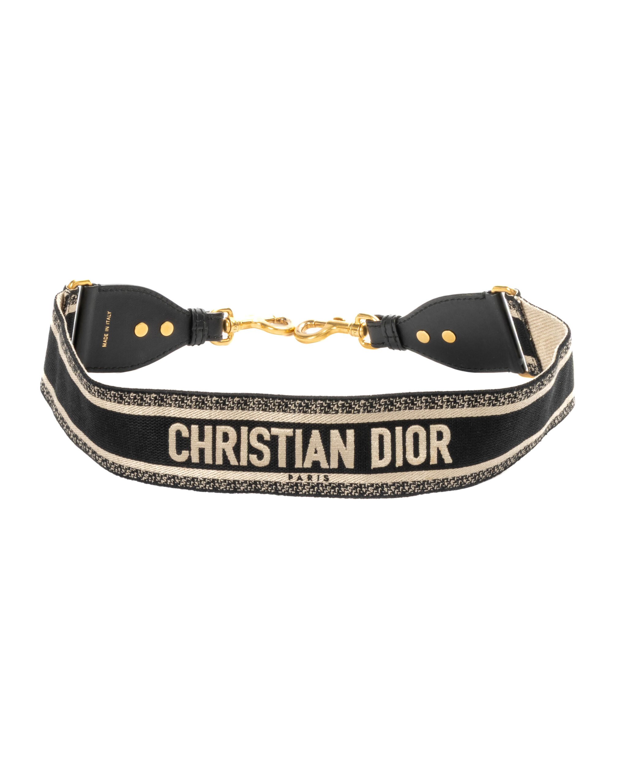 Alternative view of Dior Tracolla Amovibile Jacquard Nera