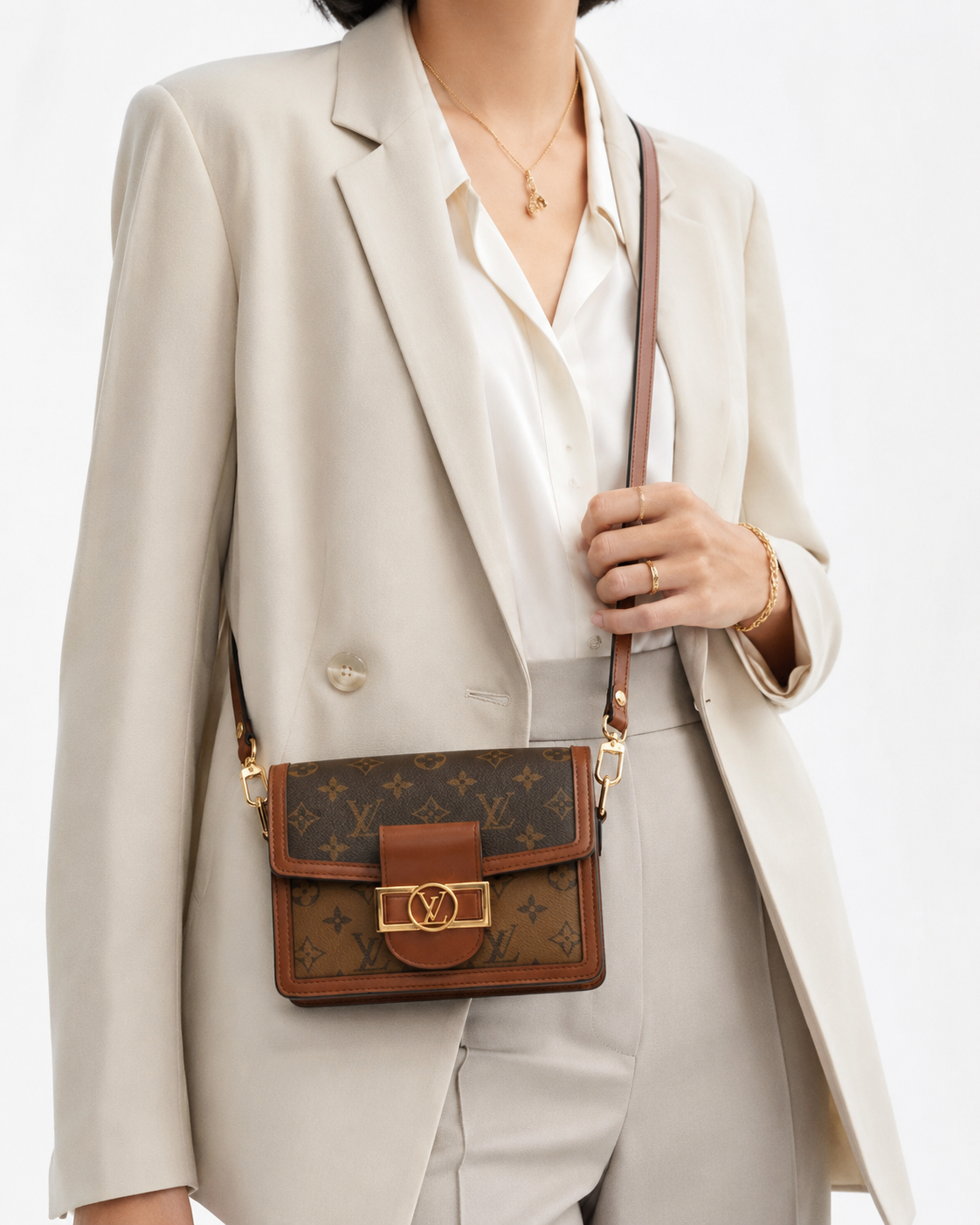 Alternative view of Louis Vuitton Dauphine BB Monogram Reverse