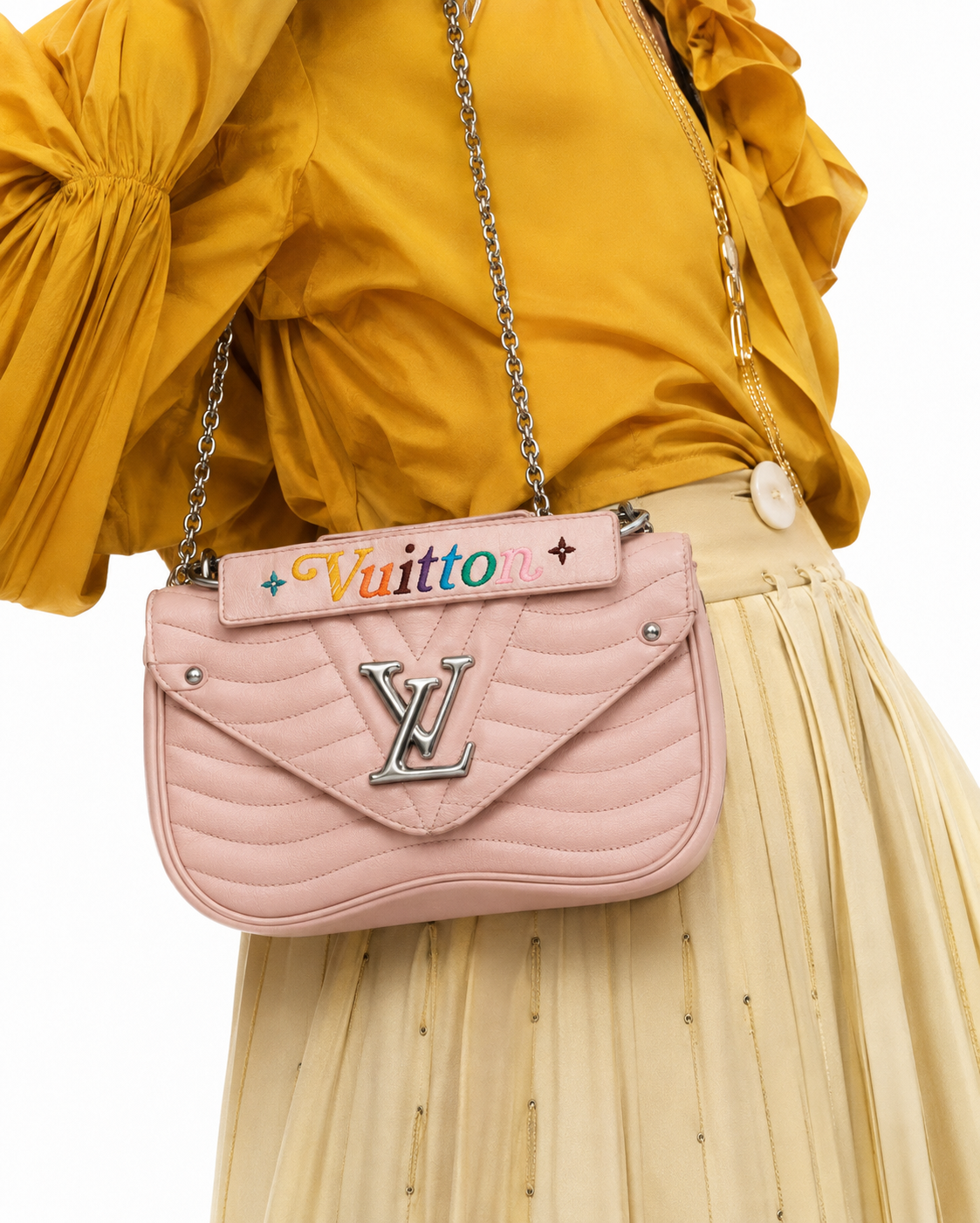 Alternative view of Louis Vuitton New Wave MM Rosa