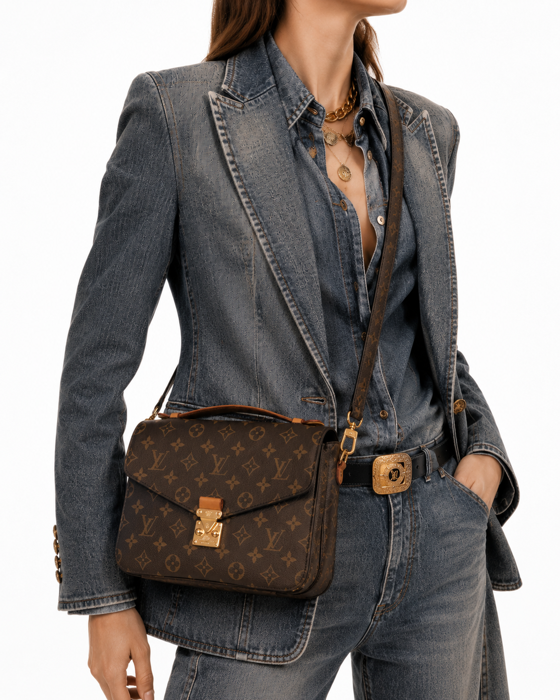 Alternative view of Louis Vuitton Pochette Metis MM Monogram