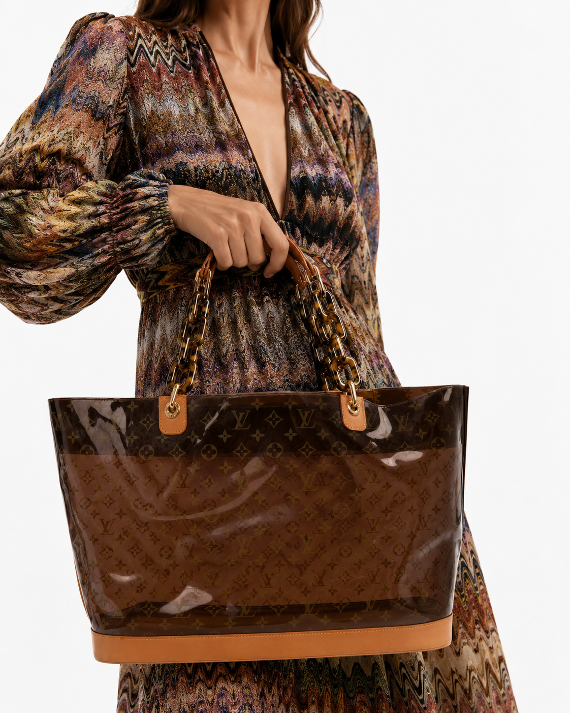 Alternative view of Louis Vuitton Tote Ambre GM Vinyl Monogram