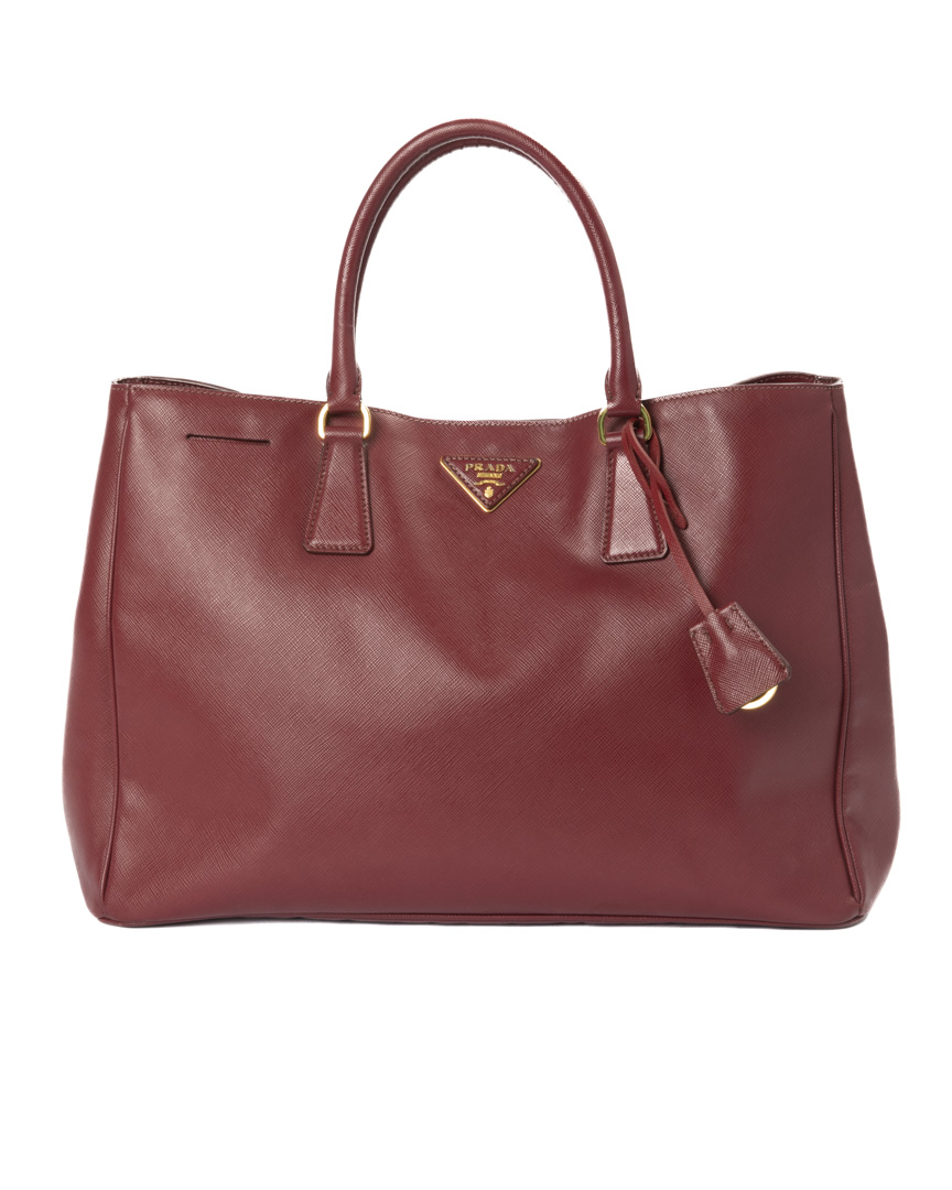 Prada Galleria Large Saffiano Bordeaux