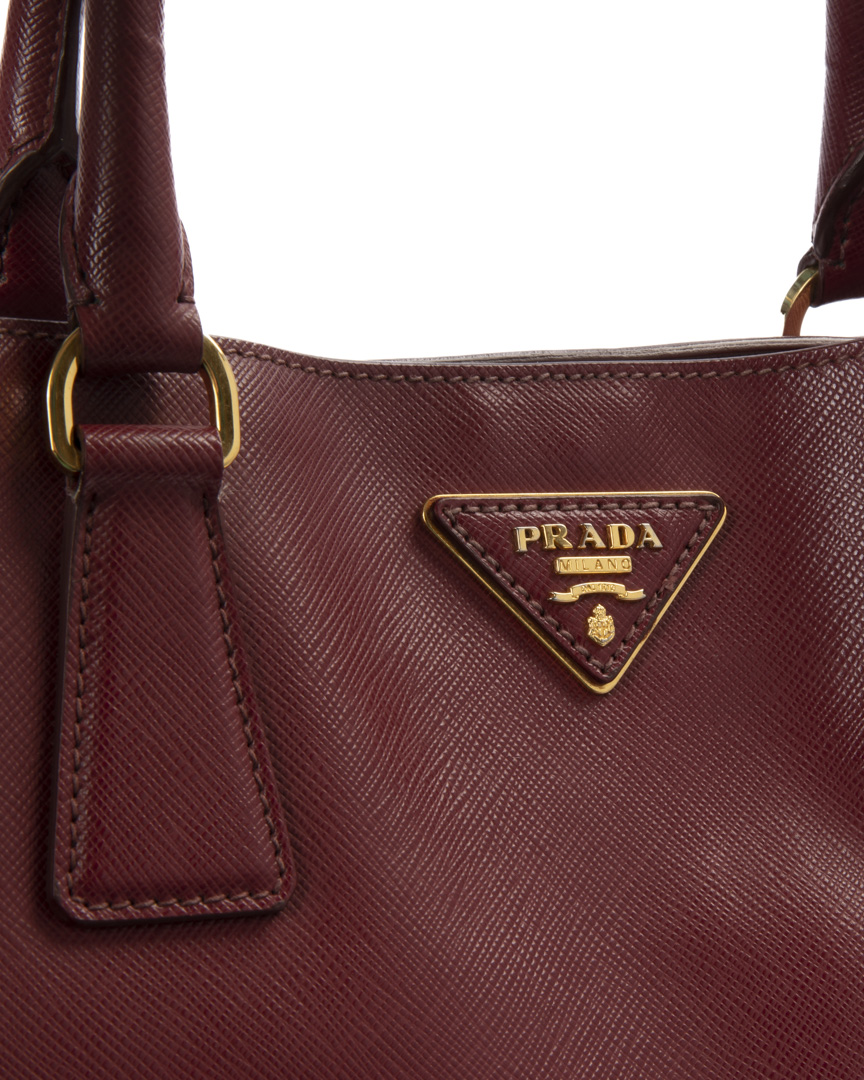Alternative view of Prada Galleria Large Saffiano Bordeaux