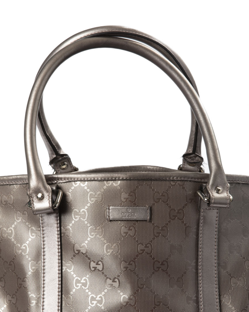 Alternative view of Gucci Tote Horizontal Large GG Crystal Lilla
