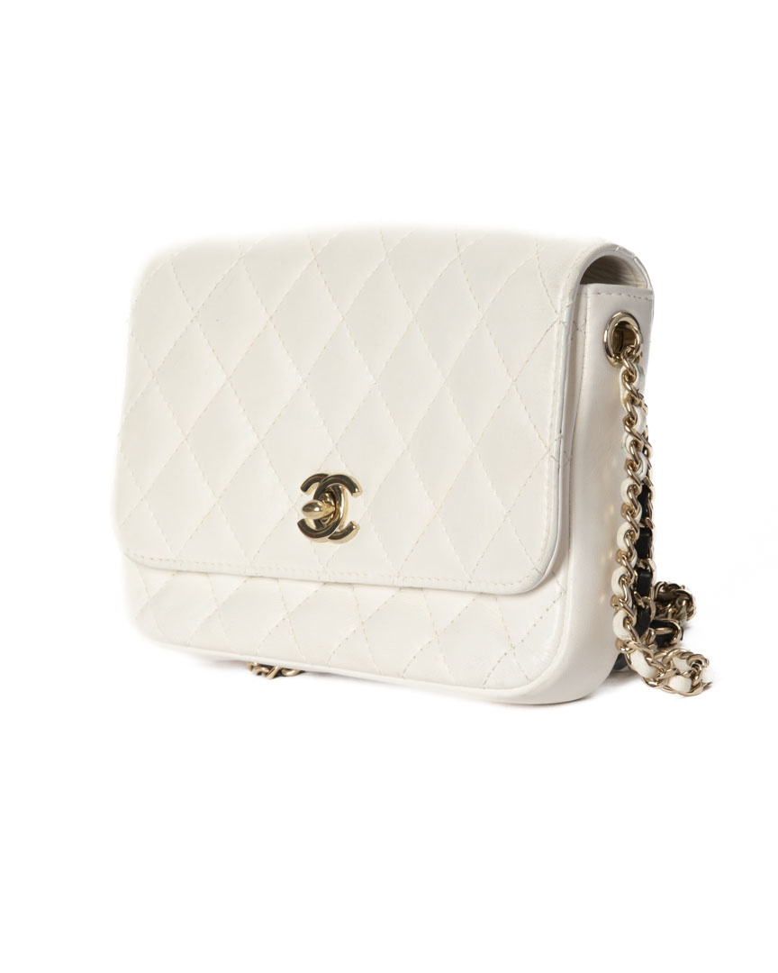 Alternative view of Chanel Side Pack Bag Timeless Bianca/Nera